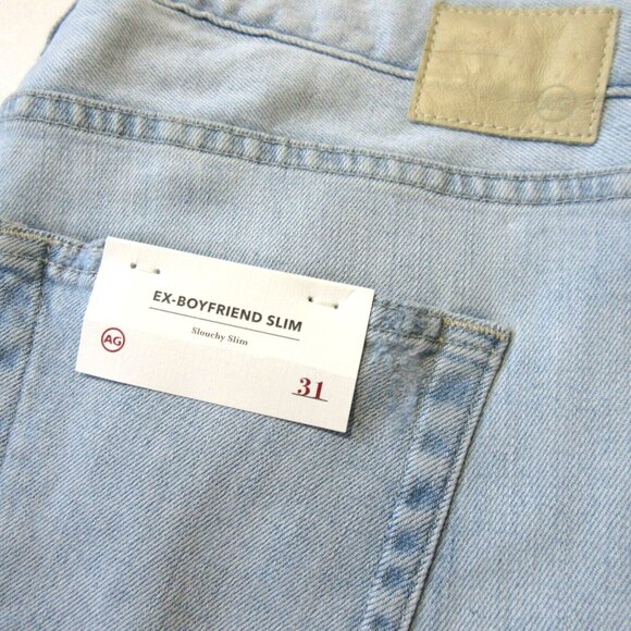 NWT Adriano Goldschmied AG Ex-Boyfriend Slim in Premiere Destroyed Jeans 31 - Picture 7 of 8